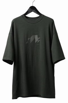 画像をギャラリービューアに読み込む, A.F ARTEFACT NUMBERRING PRINT OVER SIZED S/S TEE (KHAKI)