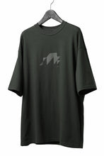 画像をギャラリービューアに読み込む, A.F ARTEFACT NUMBERRING PRINT OVER SIZED S/S TEE (KHAKI)