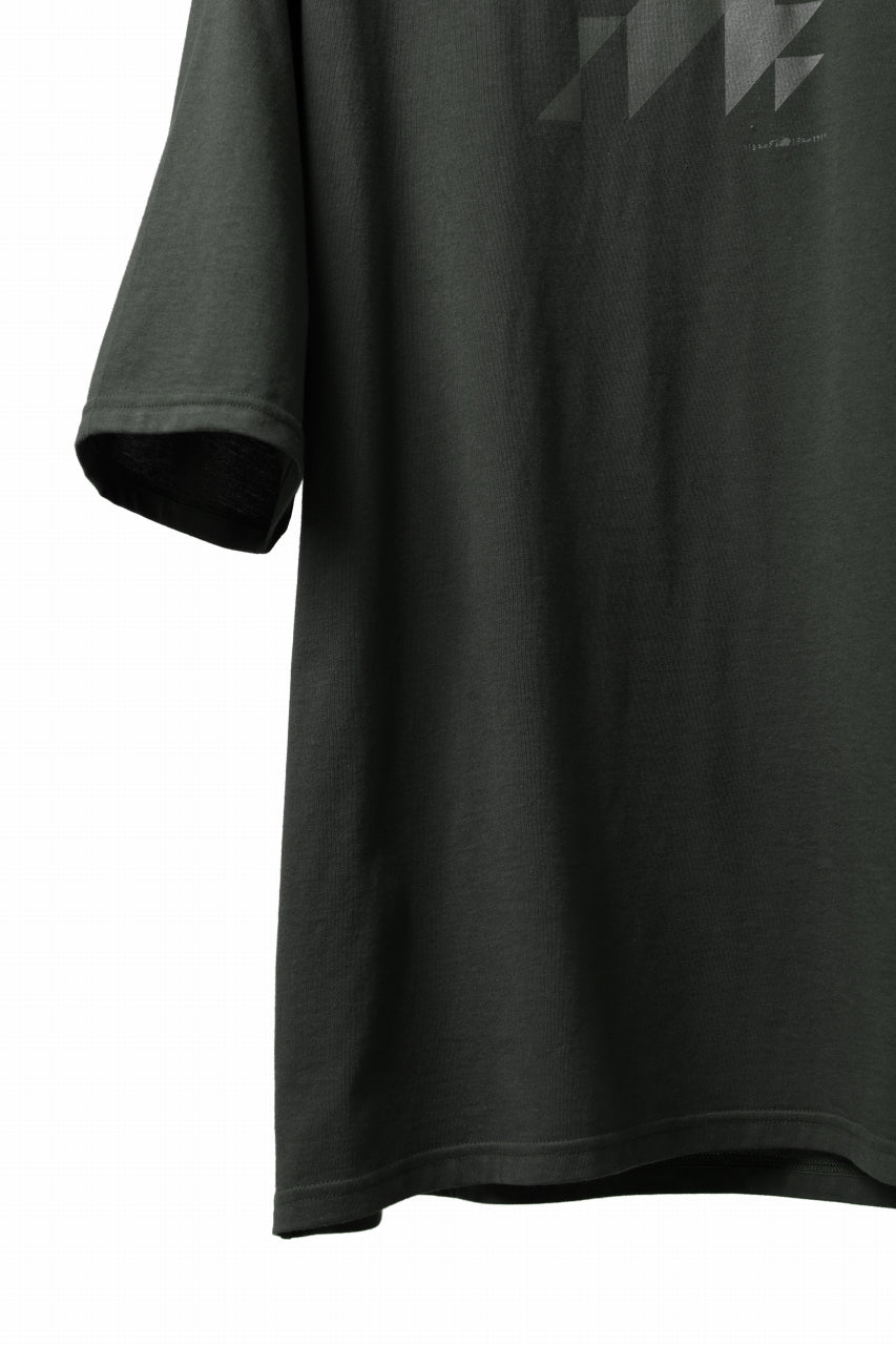 画像をギャラリービューアに読み込む, A.F ARTEFACT NUMBERRING PRINT OVER SIZED S/S TEE (KHAKI)