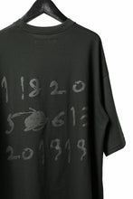画像をギャラリービューアに読み込む, A.F ARTEFACT NUMBERRING PRINT OVER SIZED S/S TEE (KHAKI)