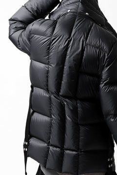 画像をギャラリービューアに読み込む, A.F ARTEFACT exclusive DUVET VERTICAL DOWN JACKET (BLACK)