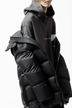 画像をギャラリービューアに読み込む, A.F ARTEFACT exclusive DUVET VERTICAL DOWN JACKET (BLACK)