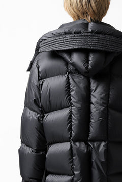 画像をギャラリービューアに読み込む, A.F ARTEFACT exclusive DUVET VERTICAL DOWN JACKET (BLACK)