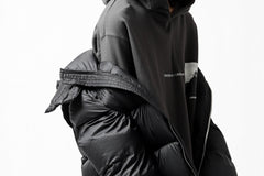 画像をギャラリービューアに読み込む, A.F ARTEFACT exclusive DUVET VERTICAL DOWN JACKET (BLACK)