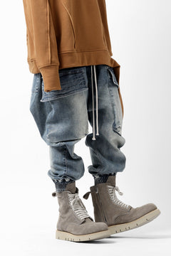 Load image into Gallery viewer, A.F ARTEFACT x Portaille LACE-UP SIDE ZIP BOOTS / SOFT SUEDE (GREIGE)