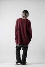画像をギャラリービューアに読み込む, A.F ARTEFACT SURF KNIT PULLOVER TOPS (BORDEAUX)
