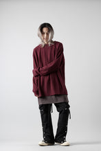 画像をギャラリービューアに読み込む, A.F ARTEFACT SURF KNIT PULLOVER TOPS (BORDEAUX)