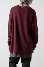 画像をギャラリービューアに読み込む, A.F ARTEFACT SURF KNIT PULLOVER TOPS (BORDEAUX)