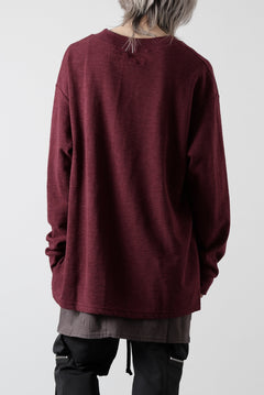 画像をギャラリービューアに読み込む, A.F ARTEFACT SURF KNIT PULLOVER TOPS (BORDEAUX)