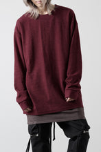 画像をギャラリービューアに読み込む, A.F ARTEFACT SURF KNIT PULLOVER TOPS (BORDEAUX)