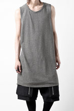 画像をギャラリービューアに読み込む, A.F ARTEFACT LOOSEY LONG TANK TOP / MICRO STRIPE JERSEY (BLACK x IVORY)