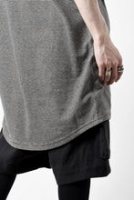 画像をギャラリービューアに読み込む, A.F ARTEFACT LOOSEY LONG TANK TOP / MICRO STRIPE JERSEY (BLACK x IVORY)