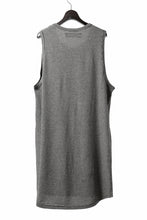 画像をギャラリービューアに読み込む, A.F ARTEFACT LOOSEY LONG TANK TOP / MICRO STRIPE JERSEY (BLACK x IVORY)