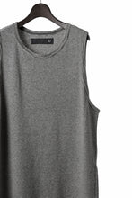 画像をギャラリービューアに読み込む, A.F ARTEFACT LOOSEY LONG TANK TOP / MICRO STRIPE JERSEY (BLACK x IVORY)