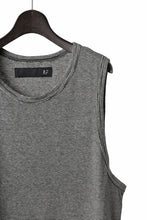 画像をギャラリービューアに読み込む, A.F ARTEFACT LOOSEY LONG TANK TOP / MICRO STRIPE JERSEY (BLACK x IVORY)