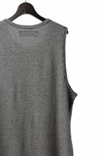 画像をギャラリービューアに読み込む, A.F ARTEFACT LOOSEY LONG TANK TOP / MICRO STRIPE JERSEY (BLACK x IVORY)