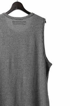 画像をギャラリービューアに読み込む, A.F ARTEFACT LOOSEY LONG TANK TOP / MICRO STRIPE JERSEY (BLACK x IVORY)