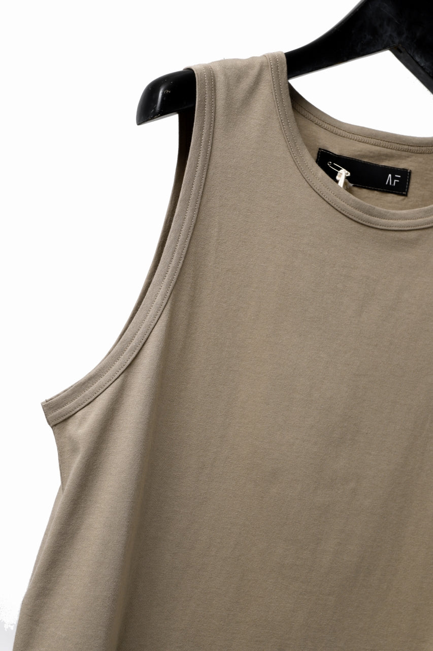 画像をギャラリービューアに読み込む, A.F ARTEFACT LOOSEY LONG TANKTOP (BEIGE)