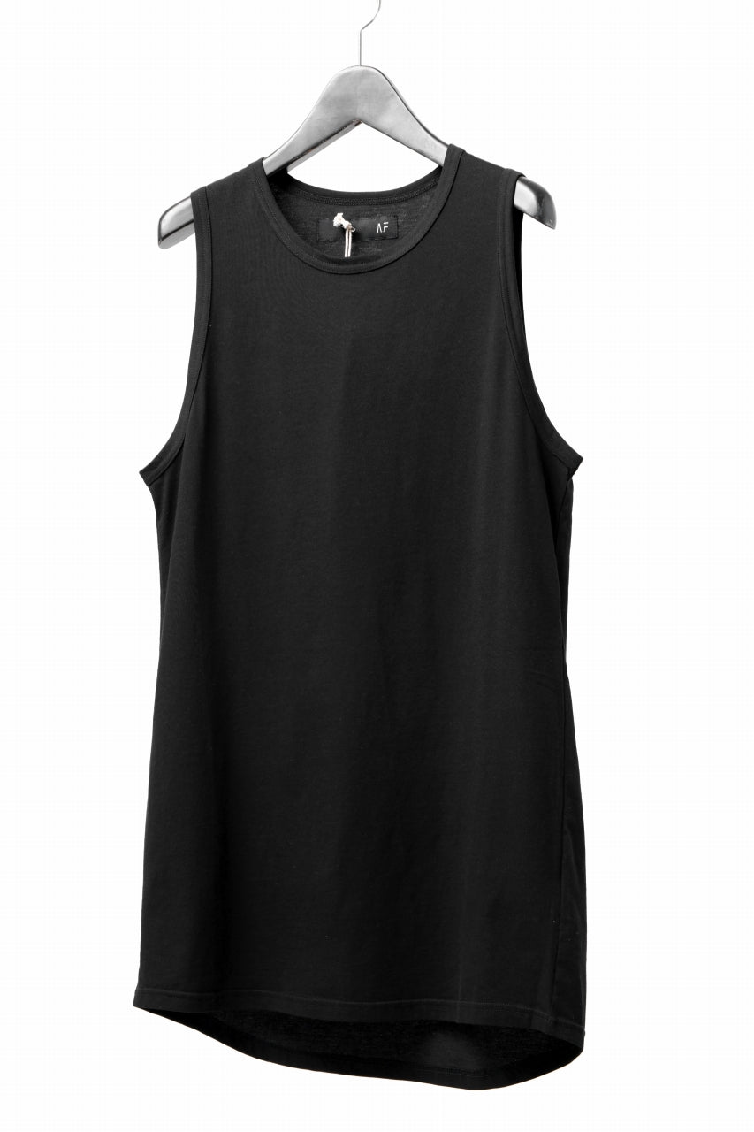 画像をギャラリービューアに読み込む, A.F ARTEFACT LOOSEY LONG TANKTOP (BLACK)