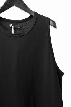 画像をギャラリービューアに読み込む, A.F ARTEFACT LOOSEY LONG TANKTOP (BLACK)