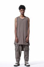 画像をギャラリービューアに読み込む, A.F ARTEFACT LOOSEY LONG TANKTOP (G.BROWN)