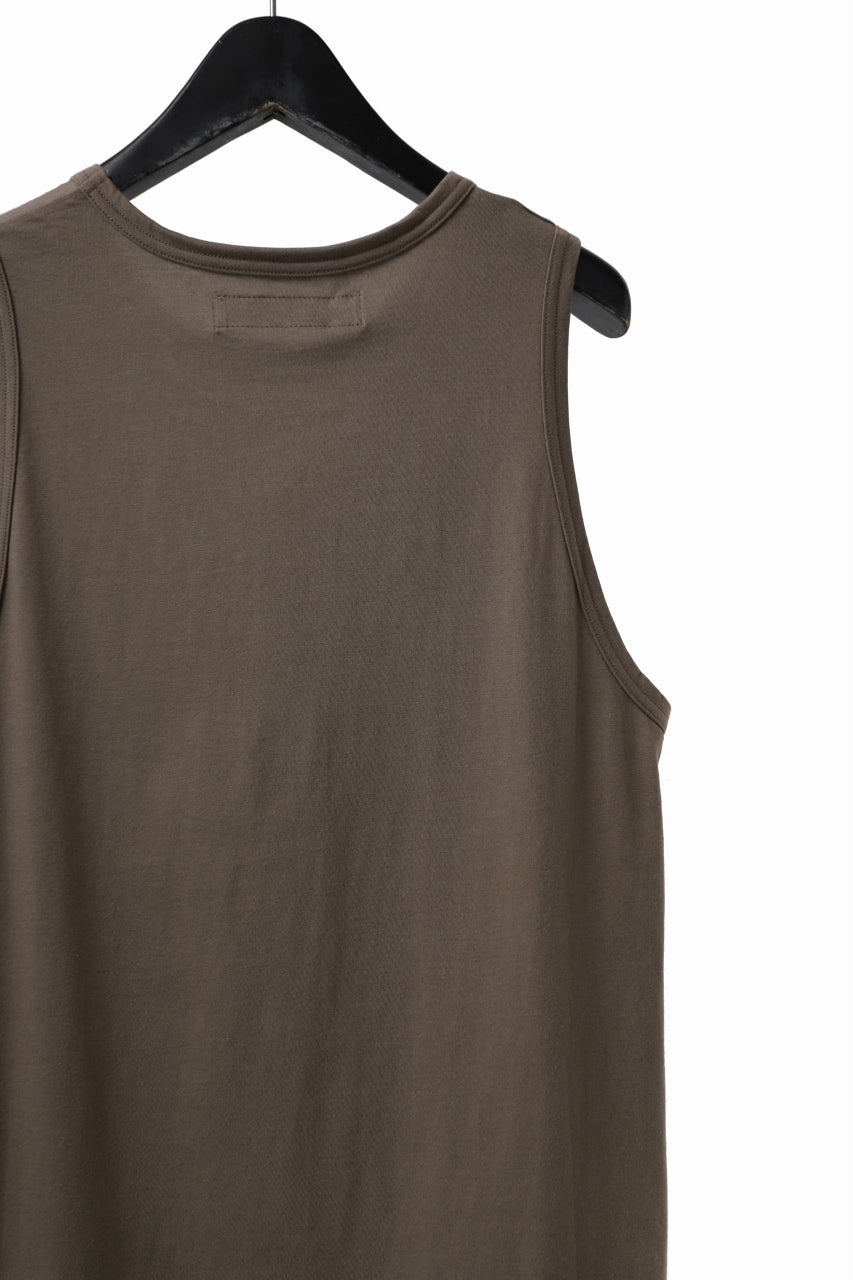 画像をギャラリービューアに読み込む, A.F ARTEFACT LOOSEY LONG TANKTOP (G.BROWN)