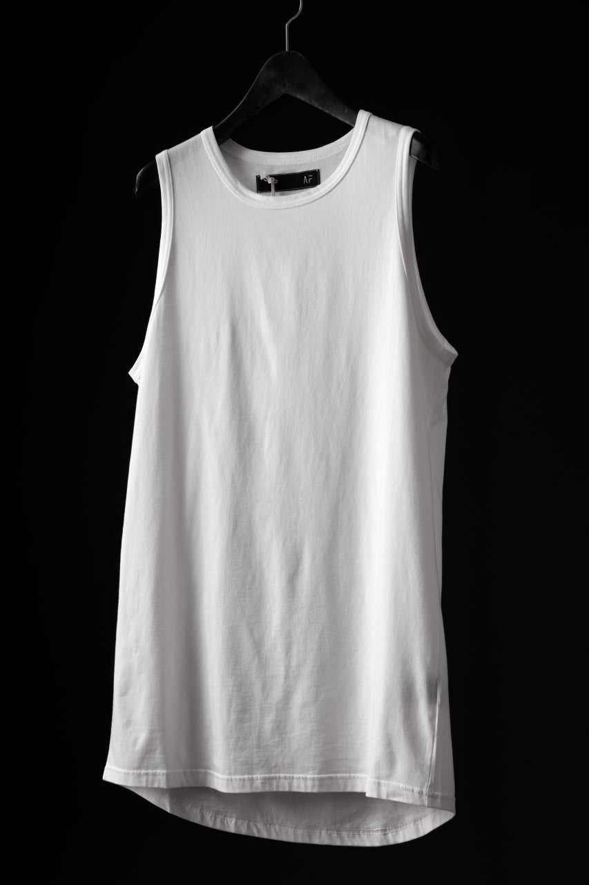 画像をギャラリービューアに読み込む, A.F ARTEFACT LOOSEY LONG TANKTOP (WHITE)