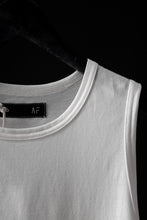 画像をギャラリービューアに読み込む, A.F ARTEFACT LOOSEY LONG TANKTOP (WHITE)