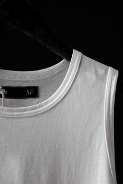 画像をギャラリービューアに読み込む, A.F ARTEFACT LOOSEY LONG TANKTOP (WHITE)
