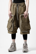 画像をギャラリービューアに読み込む, A.F ARTEFACT RADICAL-ZIP MILITARY SARROUEL SHORTS (BEIGE)