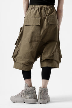 画像をギャラリービューアに読み込む, A.F ARTEFACT RADICAL-ZIP MILITARY SARROUEL SHORTS (BEIGE)