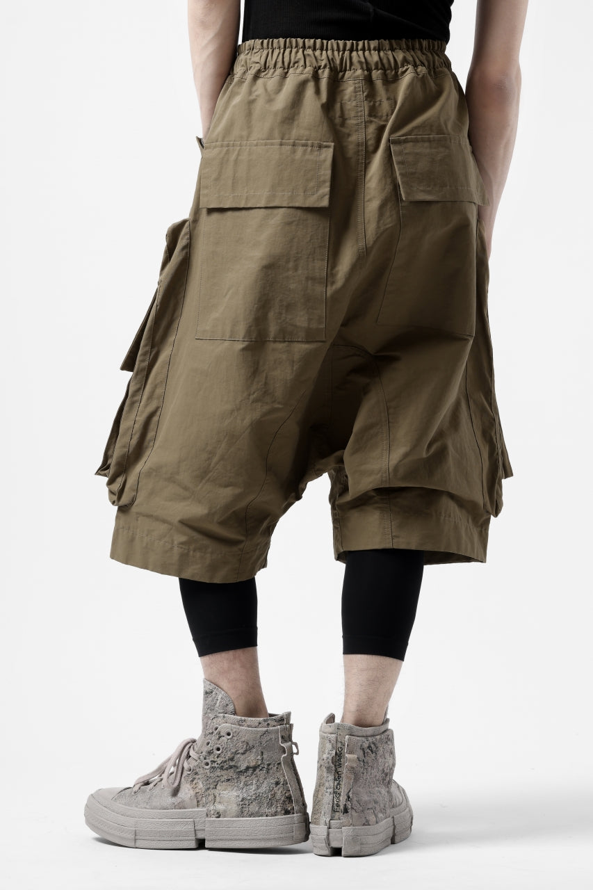 画像をギャラリービューアに読み込む, A.F ARTEFACT RADICAL-ZIP MILITARY SARROUEL SHORTS (BEIGE)