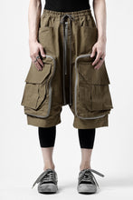 画像をギャラリービューアに読み込む, A.F ARTEFACT RADICAL-ZIP MILITARY SARROUEL SHORTS (BEIGE)