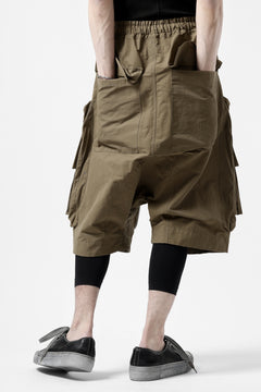 画像をギャラリービューアに読み込む, A.F ARTEFACT RADICAL-ZIP MILITARY SARROUEL SHORTS (BEIGE)