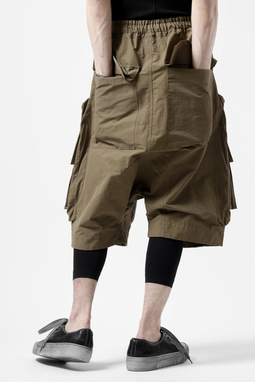 画像をギャラリービューアに読み込む, A.F ARTEFACT RADICAL-ZIP MILITARY SARROUEL SHORTS (BEIGE)