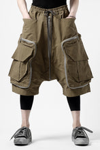 画像をギャラリービューアに読み込む, A.F ARTEFACT RADICAL-ZIP MILITARY SARROUEL SHORTS (BEIGE)
