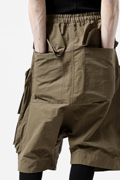 画像をギャラリービューアに読み込む, A.F ARTEFACT RADICAL-ZIP MILITARY SARROUEL SHORTS (BEIGE)