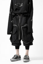 画像をギャラリービューアに読み込む, A.F ARTEFACT RADICAL-ZIP MILITARY SARROUEL SHORTS (BLACK)