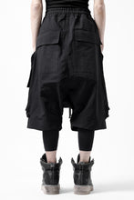 画像をギャラリービューアに読み込む, A.F ARTEFACT RADICAL-ZIP MILITARY SARROUEL SHORTS (BLACK)