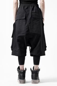 画像をギャラリービューアに読み込む, A.F ARTEFACT RADICAL-ZIP MILITARY SARROUEL SHORTS (BLACK)