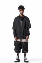 画像をギャラリービューアに読み込む, A.F ARTEFACT RADICAL-ZIP MILITARY SARROUEL SHORTS (BLACK)