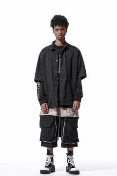 画像をギャラリービューアに読み込む, A.F ARTEFACT RADICAL-ZIP MILITARY SARROUEL SHORTS (BLACK)