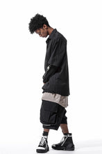 画像をギャラリービューアに読み込む, A.F ARTEFACT RADICAL-ZIP MILITARY SARROUEL SHORTS (BLACK)