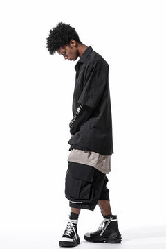 画像をギャラリービューアに読み込む, A.F ARTEFACT RADICAL-ZIP MILITARY SARROUEL SHORTS (BLACK)