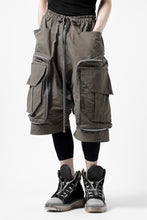 画像をギャラリービューアに読み込む, A.F ARTEFACT RADICAL-ZIP MILITARY SARROUEL SHORTS (KHAKI)