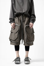 画像をギャラリービューアに読み込む, A.F ARTEFACT RADICAL-ZIP MILITARY SARROUEL SHORTS (KHAKI)