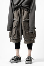 画像をギャラリービューアに読み込む, A.F ARTEFACT RADICAL-ZIP MILITARY SARROUEL SHORTS (KHAKI)