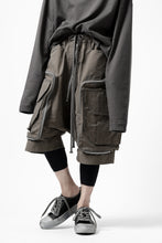 画像をギャラリービューアに読み込む, A.F ARTEFACT RADICAL-ZIP MILITARY SARROUEL SHORTS (KHAKI)