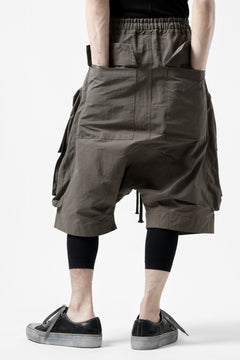 画像をギャラリービューアに読み込む, A.F ARTEFACT RADICAL-ZIP MILITARY SARROUEL SHORTS (KHAKI)