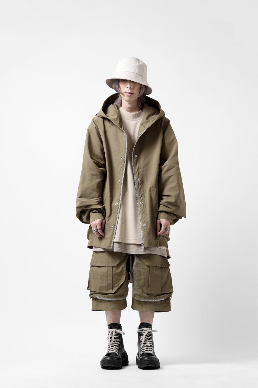 画像をギャラリービューアに読み込む, A.F ARTEFACT OVER SIZED HOODIE BLOUSON (BEIGE)